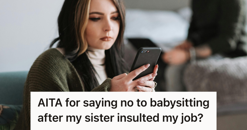 woman looking at her smartphone