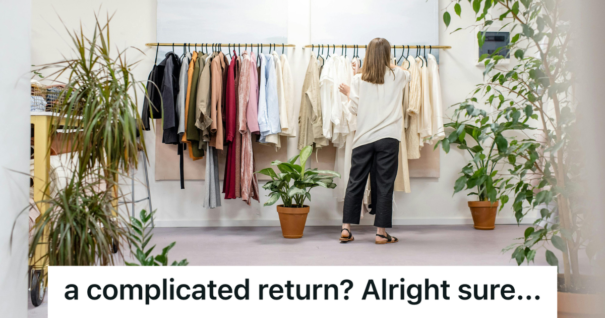 woman working at a clothing store
