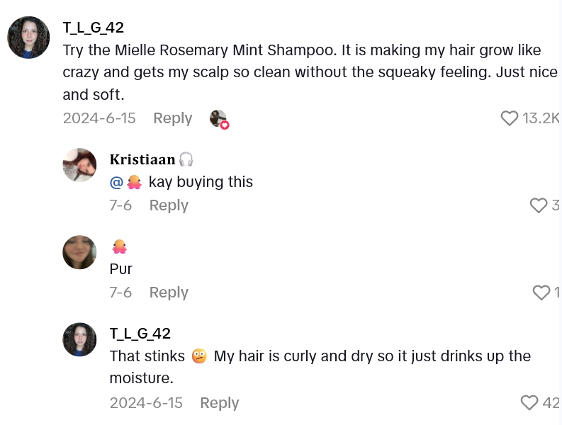 2025 09 06 18 06 49 After Using Kristin Ess Shampoo For A While, She Says Her Hair Is Falling Out Of Her Head