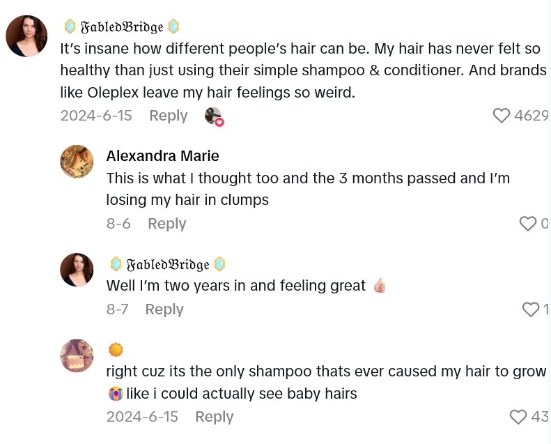 2025 09 06 18 07 01 After Using Kristin Ess Shampoo For A While, She Says Her Hair Is Falling Out Of Her Head