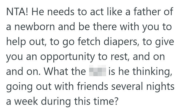 2025 09 09 19 23 22 Her Social Butterfly Of A Husband Is Going Out With Friends Like Usual, But With An Infant At Home, Thats Making Her Miserable