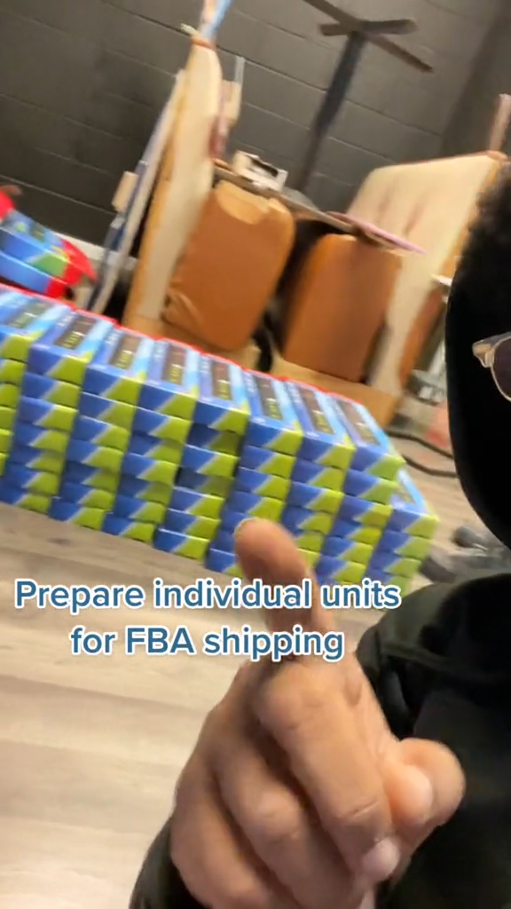 A man reselling power strips on Amazon