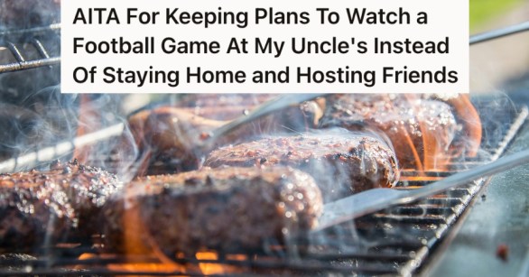 Burgers grilling on a BBQ