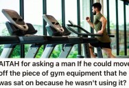 Gym-Goer Really Wanted To Use The Ab-Crunch Machine, But Another Guy Was Just Sitting On It For Twenty Minutes