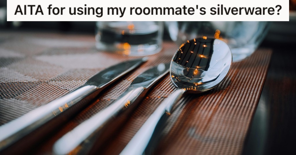 Cutlery set on a table