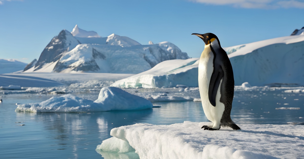 Penguin at Antarctica