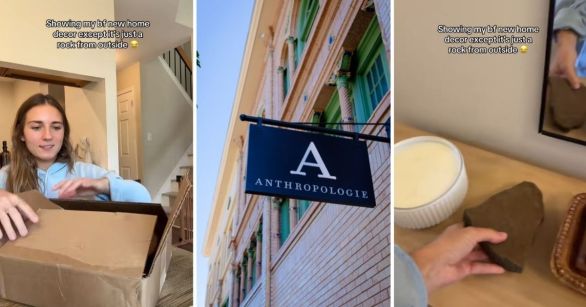 A rock from Anthropologie