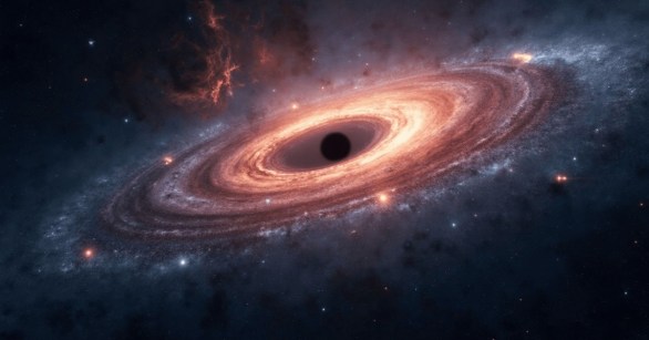 Black hole in space