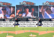 Yankees Fans Got Pranked On The Jumbotron With An AI-Generated Mets Hats