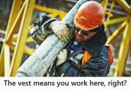 Construction Worker Stopped At Walmart Wearing His High-Visibility Vest, But When A Customer Rudely Demanded Service, She Ended Up Escorted Out By Police