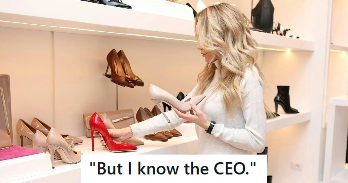 Shoe Store Cashier Encounters A Customer Who “Knows The CEO” And Demands A Discount, But The Customer Ends Up Humiliated When the Manager Calls Her Out