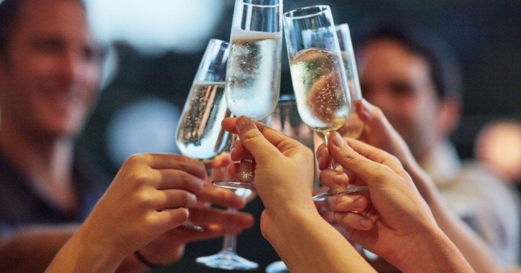 Champagne toast