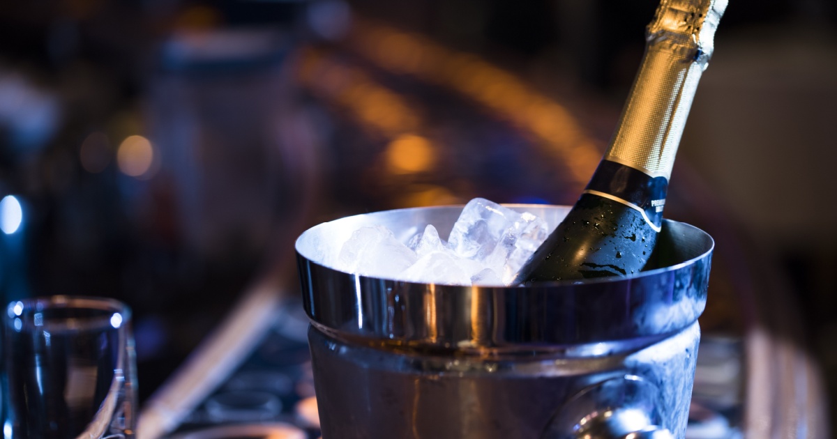 Champagne on ice