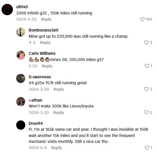 Comment 1 3 Do You Drive An Infiniti? Mechanics Call Out The Most Common Problems You Might Face.