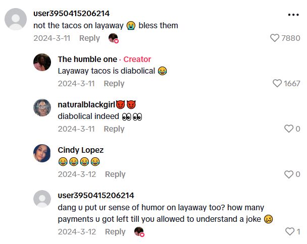 Comment 1 9 A payment plan for $11 worth of tacos?   Payment Plans Are Getting Out Of Control And This Food Purchase Shows Why