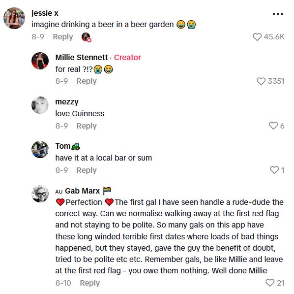 Comment 1 90 She Went On A First Date With A Guy Who Told Her That Ordering A Guinness Is Masculine, So She Tells Us What Happens Next