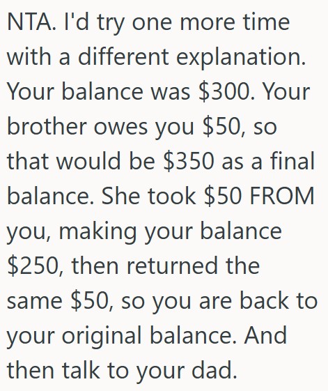 Comment 2 16 Mom Messed Up A Money Transfer So Her Daughter Didnt Get The Cash She Was Owed, But When Her Mom Was Told, She Got Really Upset