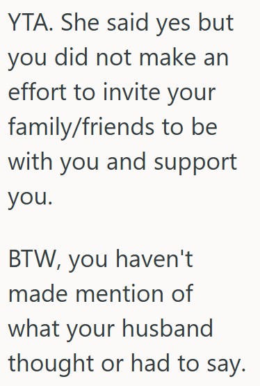 Comment 2 51 Her Mother In Law Was Throwing Her A Baby Shower, But Then This Mom To Be Cancelled Just One Week Out, Which Is Making Her In Laws Upset