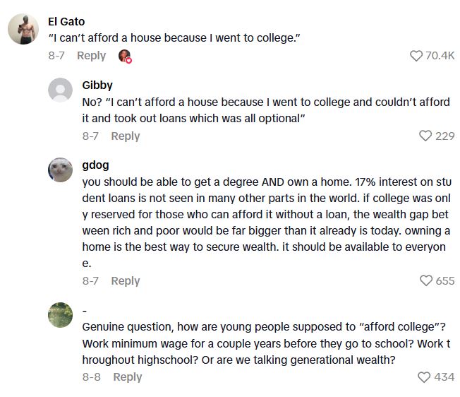 Comment 3 119 TikToker Realizes That After Years Of Paying Her 17% Interest Student Loan, Her Balance Has Only Gone Up, And She Doesnt Know What To Do