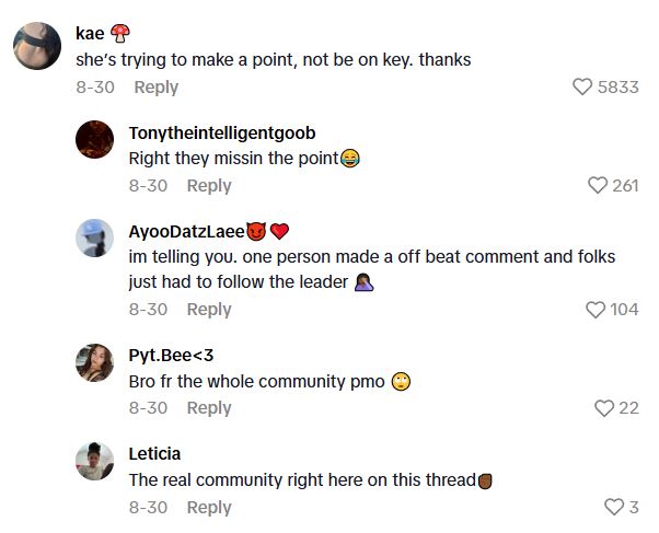 Comment 3 55 Popular Rapper, Lizzo Participated In A Popular Auto Tune Trend While Trying To Share A Political Message, And TikTokers Are Going Crazy