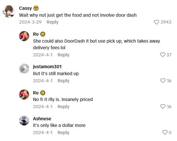 Comment 3 DoorDasher Thinks She Found A Free Money Hack, But Did She Really?