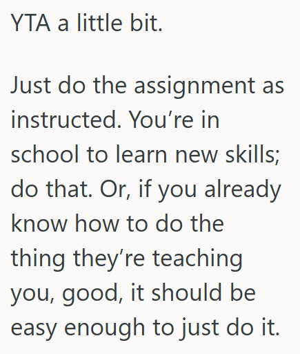 Comment 5 42 His Teacher Didnt Like His Proposed Sculpture For An Assignment, But He Loved It And Refused To Change It