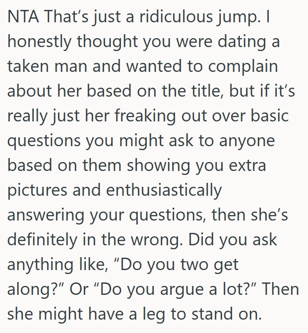 Comment 5 53 Her Friend Accused Her Of Trying To Be A Homewrecker, But She Was Just Asking Some Questions Of A New Guy In Their Group Project