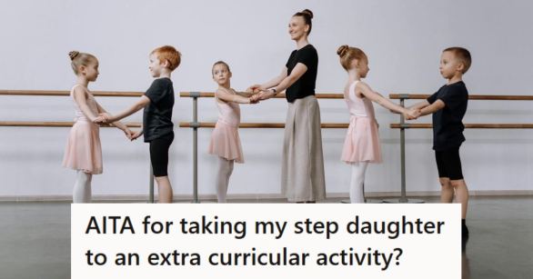 Little girls and boys attending dance class