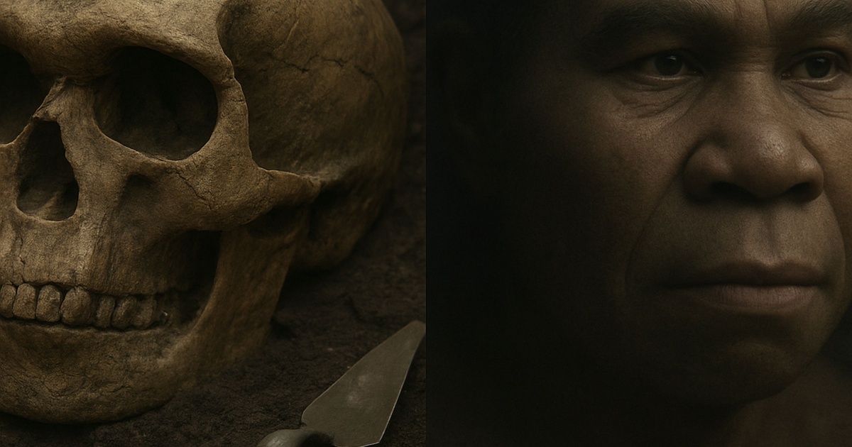 Denisovan skull representation