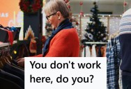 Elderly Lady Assumed A Tall Man Was An Employee, But Then She Realized Her Mistake And Rewarded Him For Being Kind