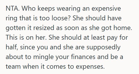 Engagement Ring Man Proposed To His Partner With A Special Ring In Switzerland, But She Lost It Playing With Their Dog. Now She Wants Him To Replace It By Himself, And He Wonders If He’s Wrong For Asking Her To Split The Cost.
