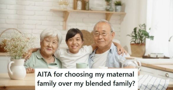 Grandparents and granddaughter