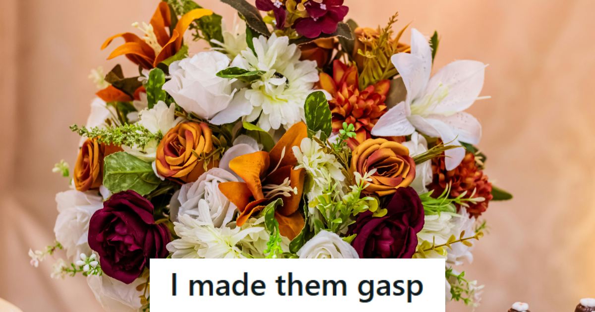 Beautifully prepared arrangement of flowers for a woman in the hospital
