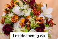 Florist Endures A Chaotic Day While Covering For Their Vacationing Boss, But Two Customers Gasp At Their Arrangement And Remind Them Why They Love The Job