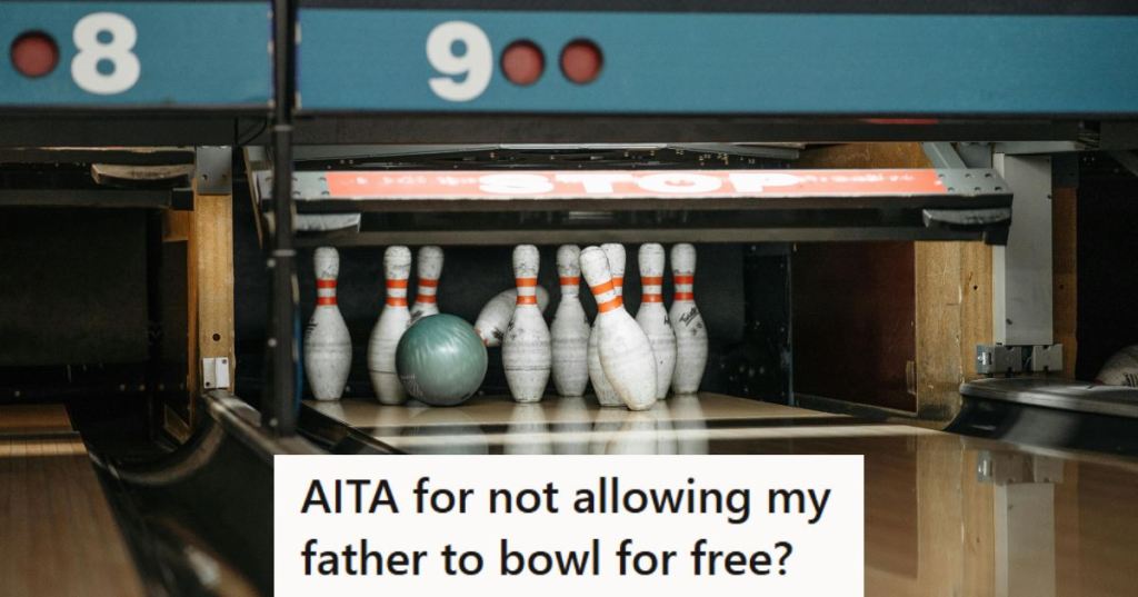Bowling ball knocking pins down in a lane