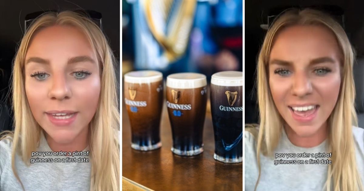 Girl gets Guinness on first date
