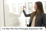 Her School Threatened To Fire Her As Vice Principal, And Told Her To Re-Apply As A Teacher, So She Resigned And Took Everything She Had Ever Brought