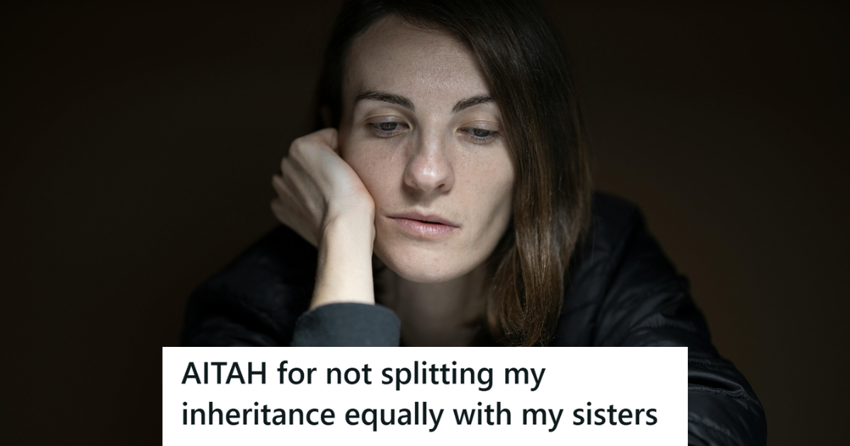 Woman in black jacket sitting sadly