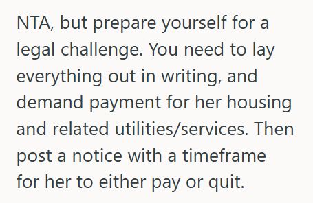 Leave My House 1 Young Woman Let Her Aunt Live Rent Free After Her Mother Passed, But When The Aunt Refused To Help With Bills, She Considered Asking Her To Leave
