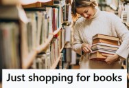 Librarian Keeps Mysteriously Being Mistaken For A Retail Worker Every Time She Goes To A Bookstore, But She’s Just There Stocking Up Like Everyone Else