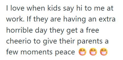 Little Girl 2 Retail Employee Spends A Long Day Ringing Up Customers, But A Toddler Who Always Runs Over To Wave At Her Leaves Her Heart Warmed