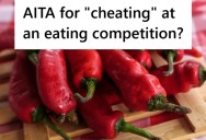 Man Wins Hot Pepper Eating Competition, But Since He Has A High Tolerance To It, His Friends Say He Cheated