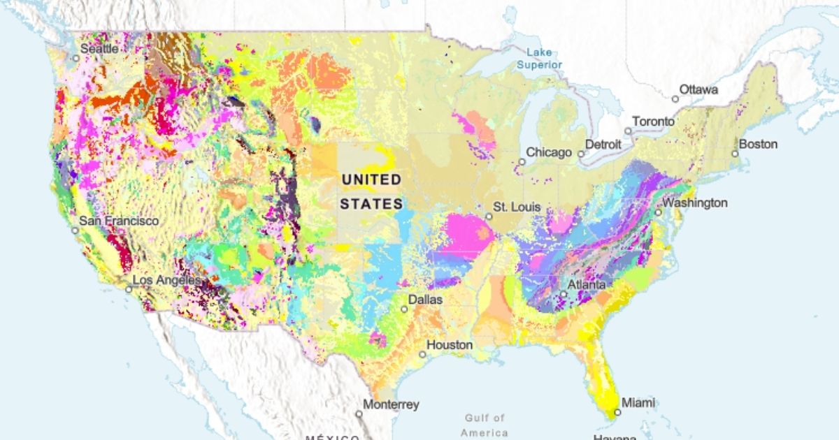 Geologic Map of USA