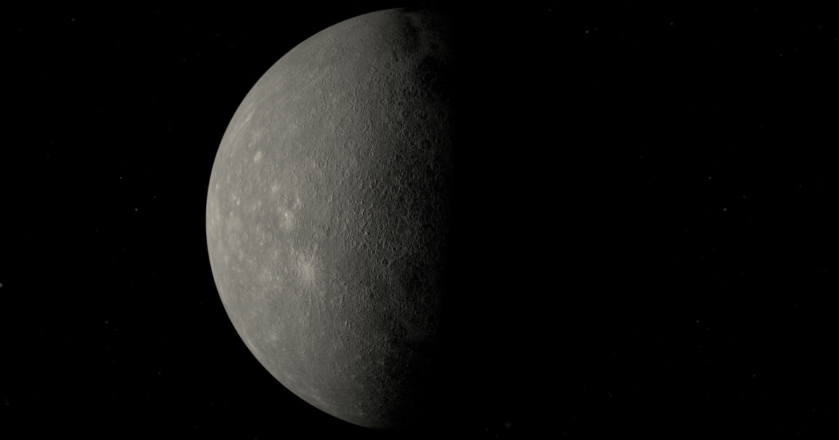 Mercury 1 Study Offers Revised Estimates On Just How Much The Planet Mercury Is Shrinking