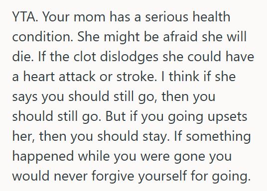 Mexico Trip 2 Woman Still Wants To Go On Her Anniversary Trip To Mexico After Her Mom’s Blood Clot Prevented Her Parents From Going. But Her Mom Thinks She’s Being Selfish