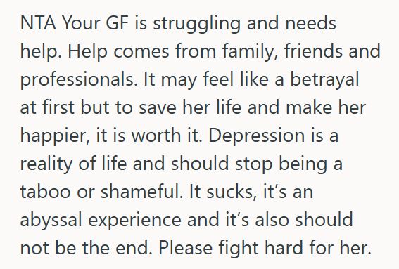 Not Good 1 Boyfriend Told His Girlfriends Father That She’s Struggling With Emotional Issues, And Now He Fears She’ll Think He Betrayed Her