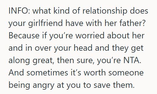 Not Good 2 Boyfriend Told His Girlfriends Father That She’s Struggling With Emotional Issues, And Now He Fears She’ll Think He Betrayed Her