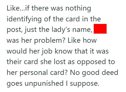 Not My Card 3 Employee Finds Lost Debit Card And Posts About It On Facebook, But When The Owner Denies It’s Hers, The Card Gets Destroyed And She’s Left Scrambling