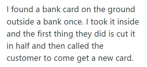 Not My Card Employee Finds Lost Debit Card And Posts About It On Facebook, But When The Owner Denies It’s Hers, The Card Gets Destroyed And She’s Left Scrambling