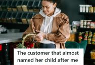 Pregnant Customer Told A Retail Worker She Wanted To Name Her Baby After Him Because He Was Always Kind And Smiling, But Her Family Talked Her Out Of It